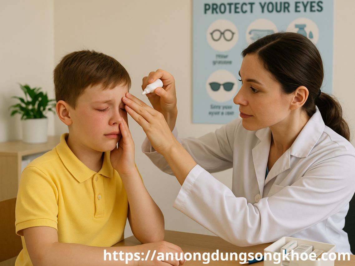 Bài tuyên truyền phòng bệnh đau mắt đỏ