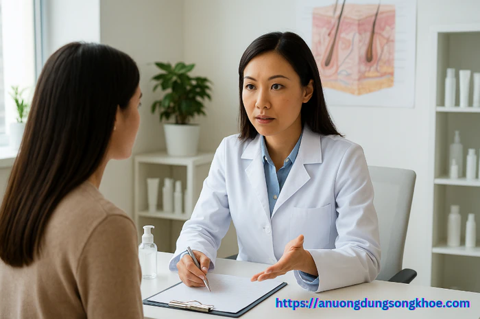 Bác sĩ da liễu khuyến cáo không nên bôi kem đánh răng lên mặt vì có thể gây kích ứng và tổn thương da.