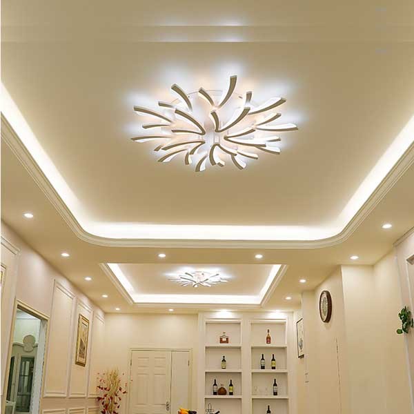 Hệ thống chiếu sáng phòng khách phong thủy