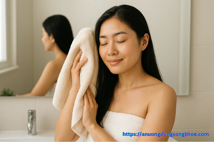 Chăm sóc tóc sau khi gội đúng cách để tóc mềm mượt và khỏe mạnh