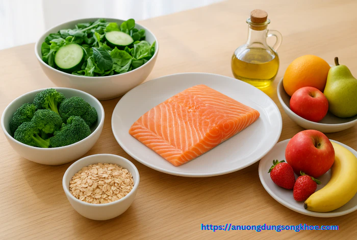 Chế độ ăn Địa Trung Hải giúp giảm lipid máu, tăng HDL và bảo vệ tim mạch hiệu quả.