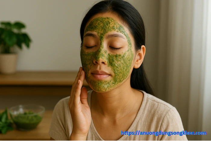 Đắp mặt nạ bằng rau diếp cá: Cách làm, công dụng và lưu ý giúp da sáng mịn, sạch mụn tự nhiên