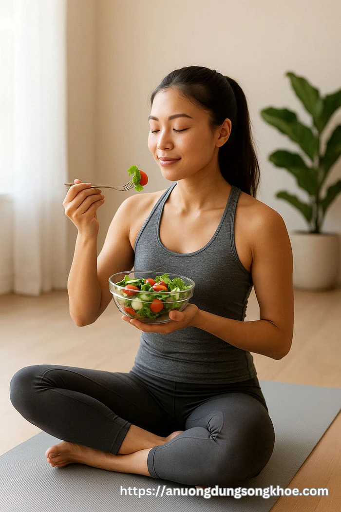 Giảm cân tự nhiên và an toàn bằng chế độ ăn uống lành mạnh và luyện tập