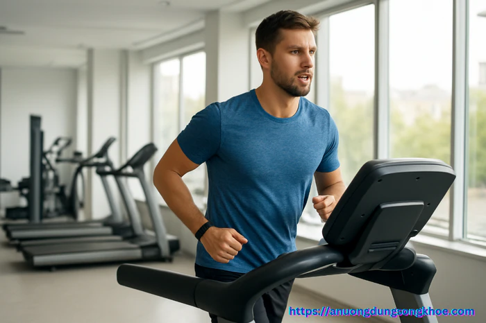 Tập HIIT và cardio tại phòng gym giúp giảm mỡ bụng nhanh hơn