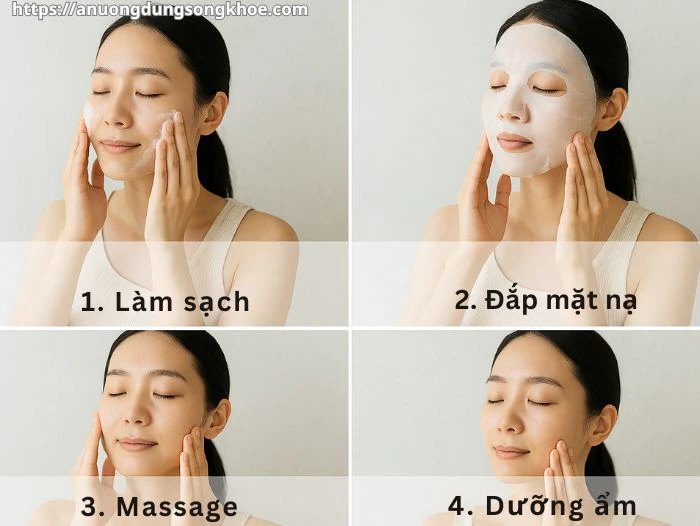 Hướng dẫn đắp mặt nạ dưỡng da Nhật Bản đúng cách