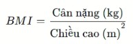 Công thức BMI theo chuẩn WHO