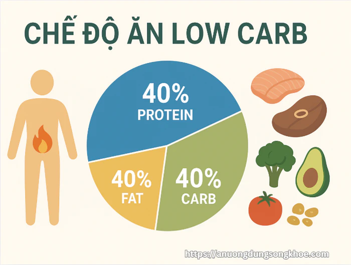 Chế độ ăn Low Carb là gì – mô hình tỷ lệ dinh dưỡng Low Carb giúp đốt mỡ và giảm cân hiệu quả