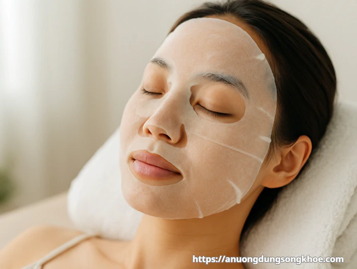 Công dụng mặt nạ cừu giúp cấp ẩm, làm sáng da và phục hồi tế bào tự nhiên.