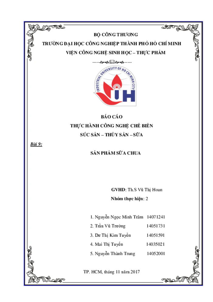 IV. Quan sát và phân tích vi khuẩn trong sữa chua