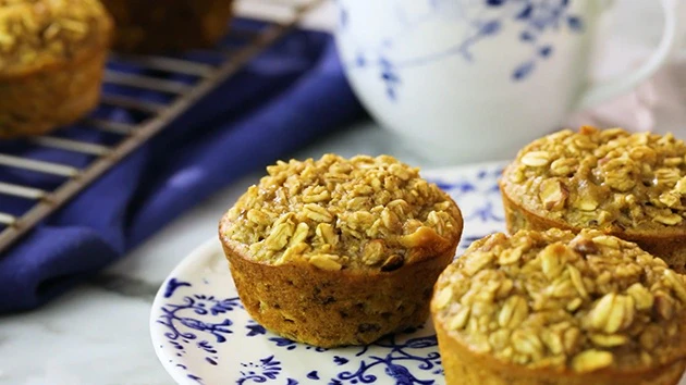 Muffin yến mạch chuối eat clean hỗ trợ giảm cân