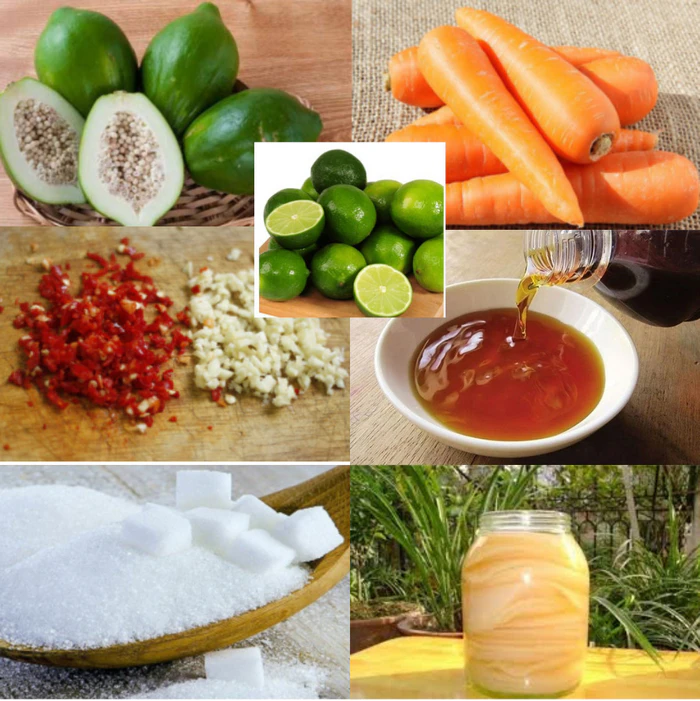 Nguyên liệu pha nước chấm bún chả ngon chuẩn