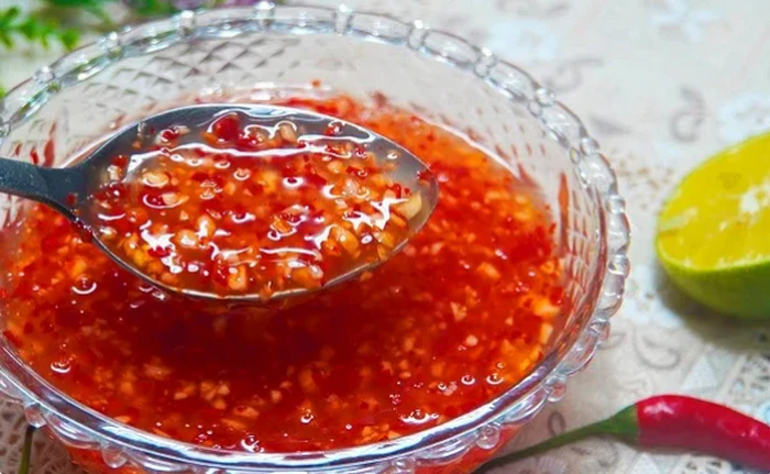 chén nước mắm chua ngọt thành phẩm hấp dẫn bắt mắt