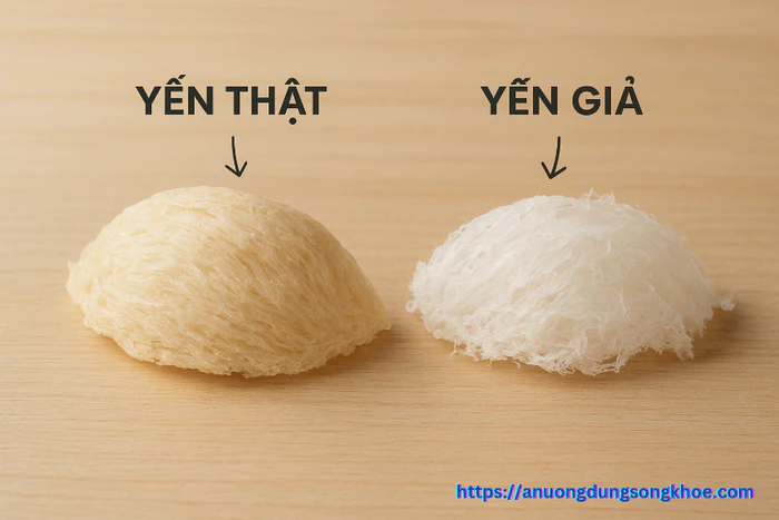 So sánh yến sào thật và giả giúp người tiêu dùng chọn sản phẩm chất lượng