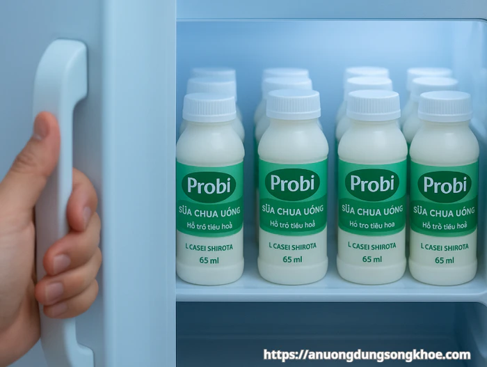 Cách bảo quản sữa chua Probi trong tủ lạnh giữ lợi khuẩn sống