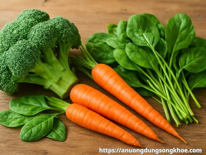 Rau củ phòng bệnh giàu chất chống oxy hóa