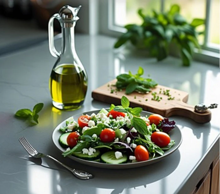 salad rau xanh giảm cân hiệu quả