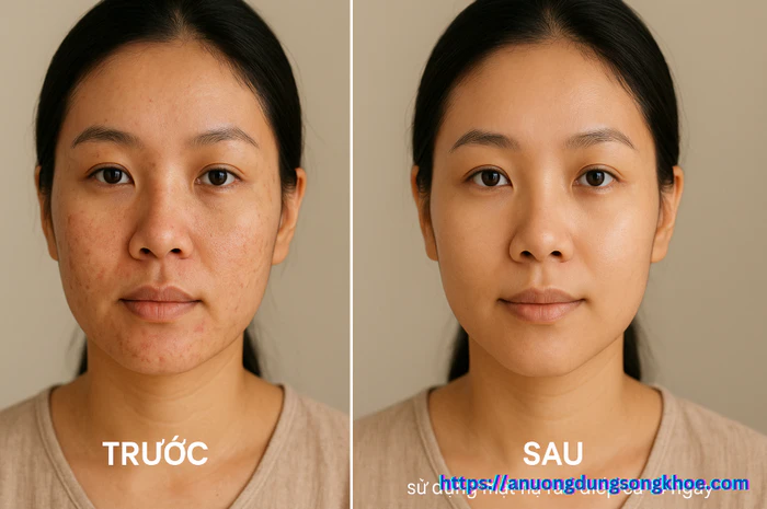 Review kết quả sau 14 ngày đắp mặt nạ rau diếp cá: da sáng mịn và giảm mụn rõ rệt