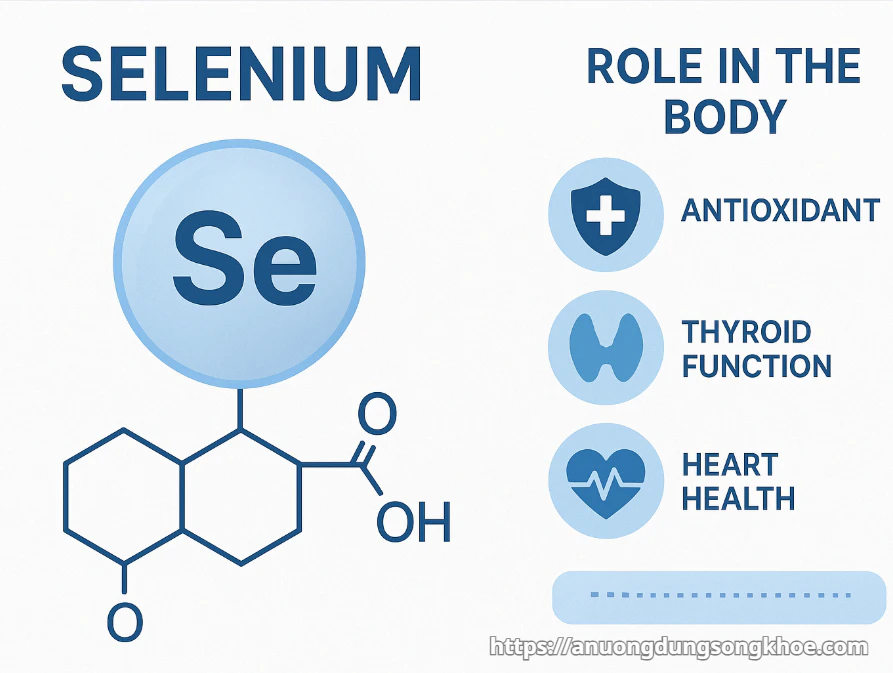 Selen là gì? Tìm hiểu cấu trúc và vai trò sinh học của selenium