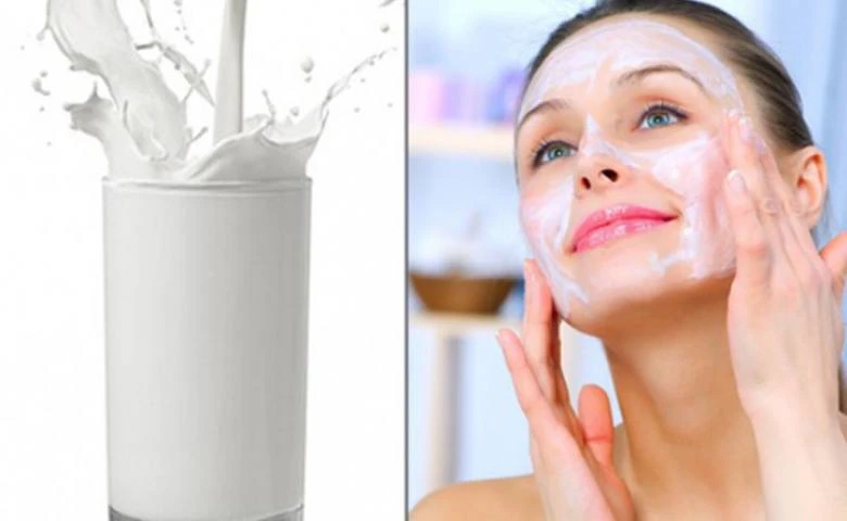 làm trắng da bằng sữa tươi không đường