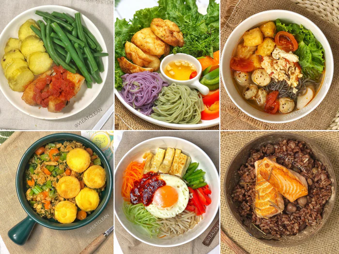 Thực đơn chế độ ăn uống lành mạnh trong ngày