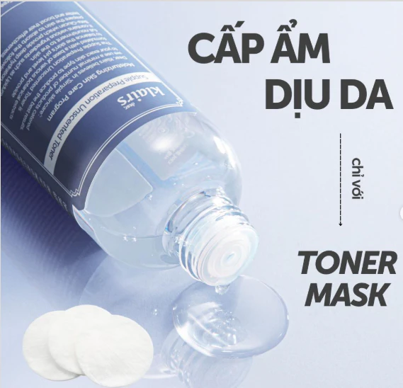 Toner cấp ẩm giúp cân bằng độ pH và cấp nước cho da hiệu quả