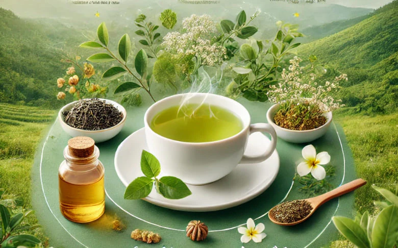 Trà xanh detox giúp đốt cháy mỡ thừa và thanh lọc