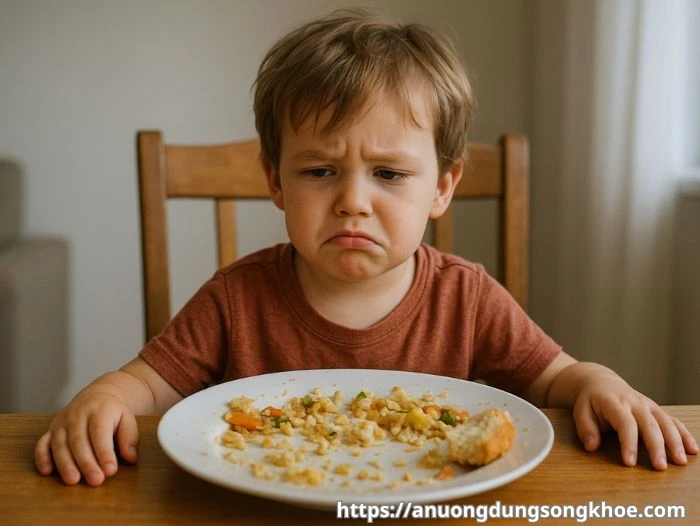 Trẻ biếng ăn chậm lớn khiến nhiều phụ huynh lo lắng