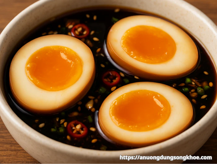 Trứng ngâm tương Hàn Quốc (Mayak Gyeran) – Công thức chuẩn vị, dinh dưỡng & cách làm tại nhà